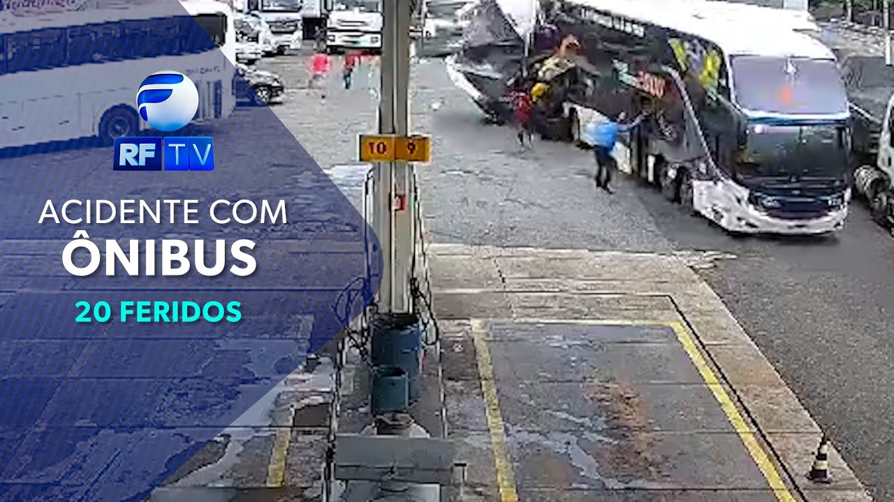 Ônibus invade posto e deixa pelo menos 20 feridos na Anhanguera, em Limeira