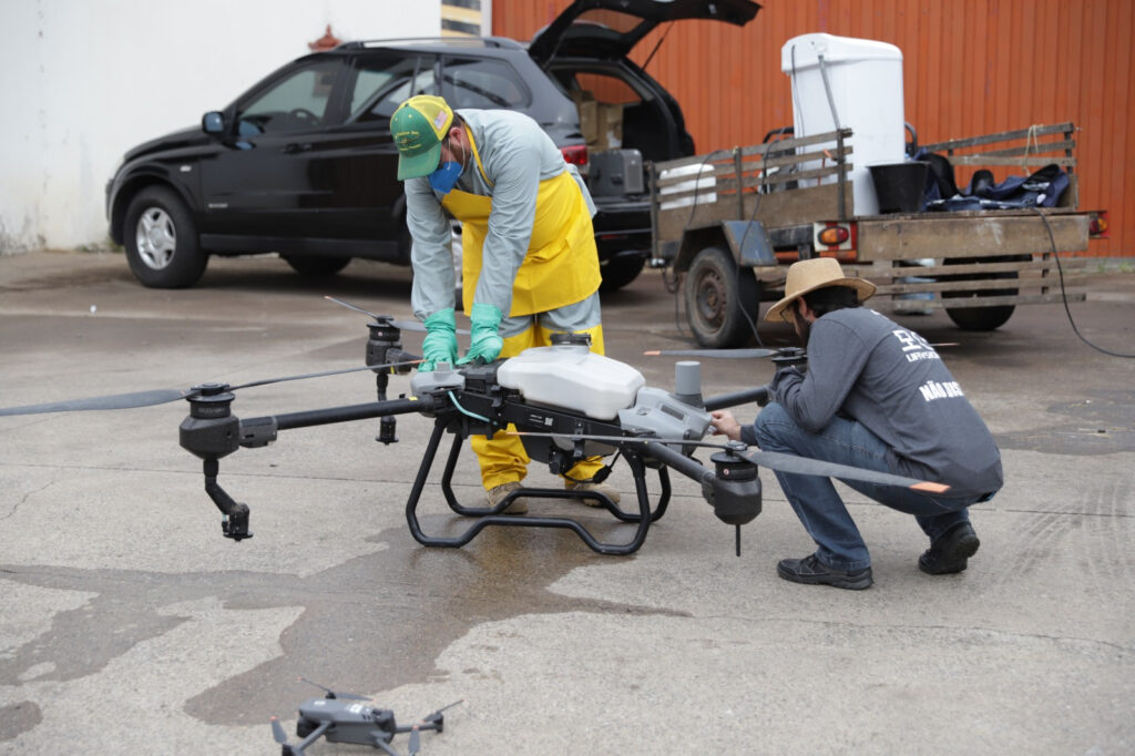 Prefeitura de Louveira utiliza drone no combate à dengue
